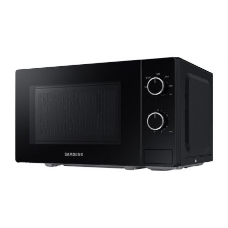 Samsung MS20A3010AL Microondas 700W 20 Litros Negro Puerta Cristal Diales Mecánicos